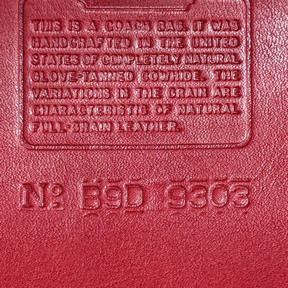 Vintage Leather Coach Bleecker Satchel 9303 - Picture 10 of 10